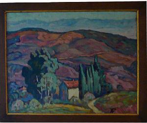 AUGUSTIN FERRANDO 1880-1957 La ferme Westphal a Miliana